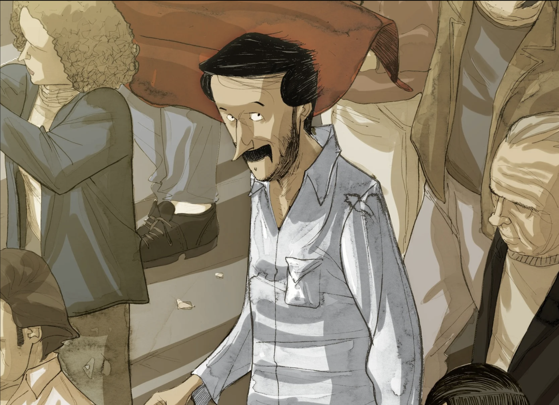 Peppino Impastato Illustration